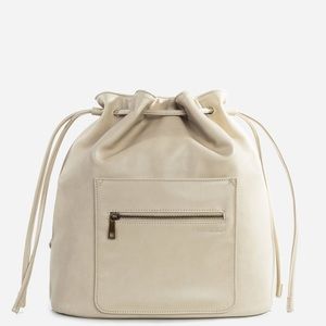 NWOT Fawn Design drawstring bag in bone